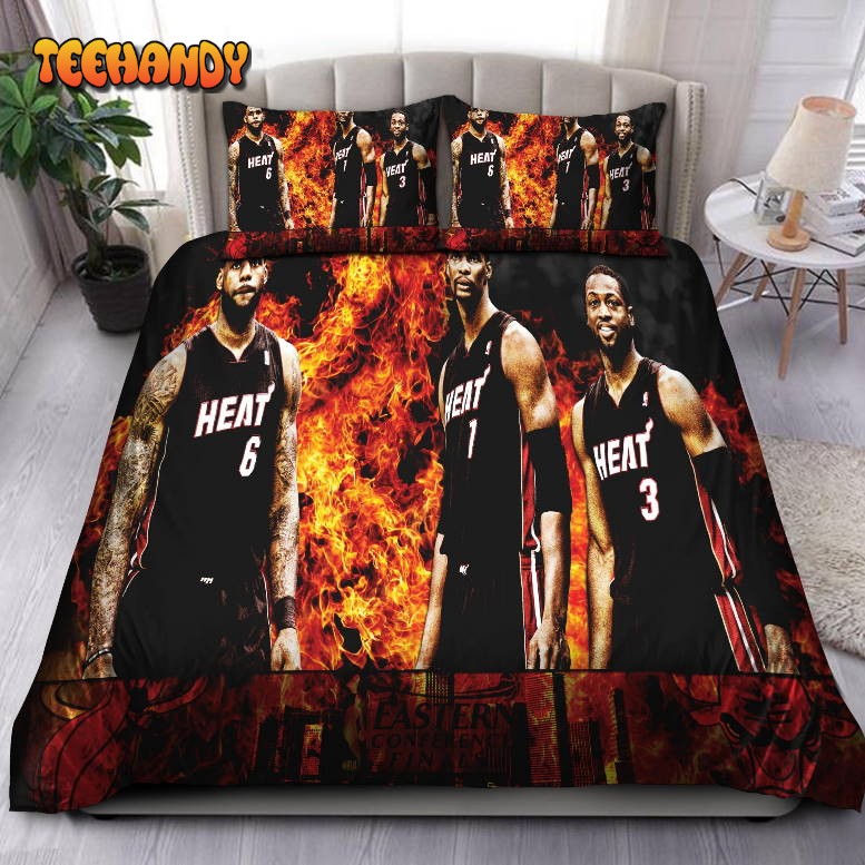 Legend Dwyane Wade Eastern Conference Finals Miami Heat NBA 31 Bedding Set