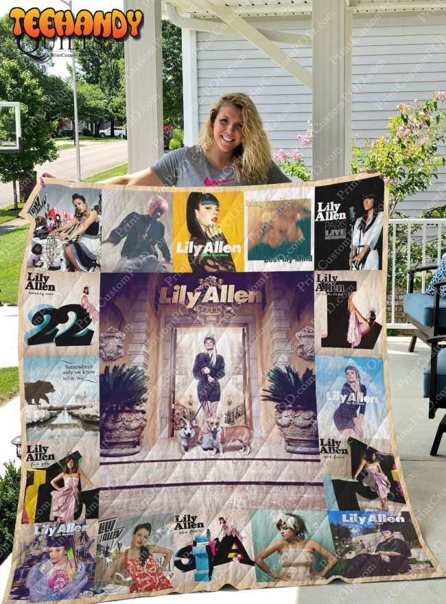 Lily Allen Albums 3D Customized Quilt Blanket