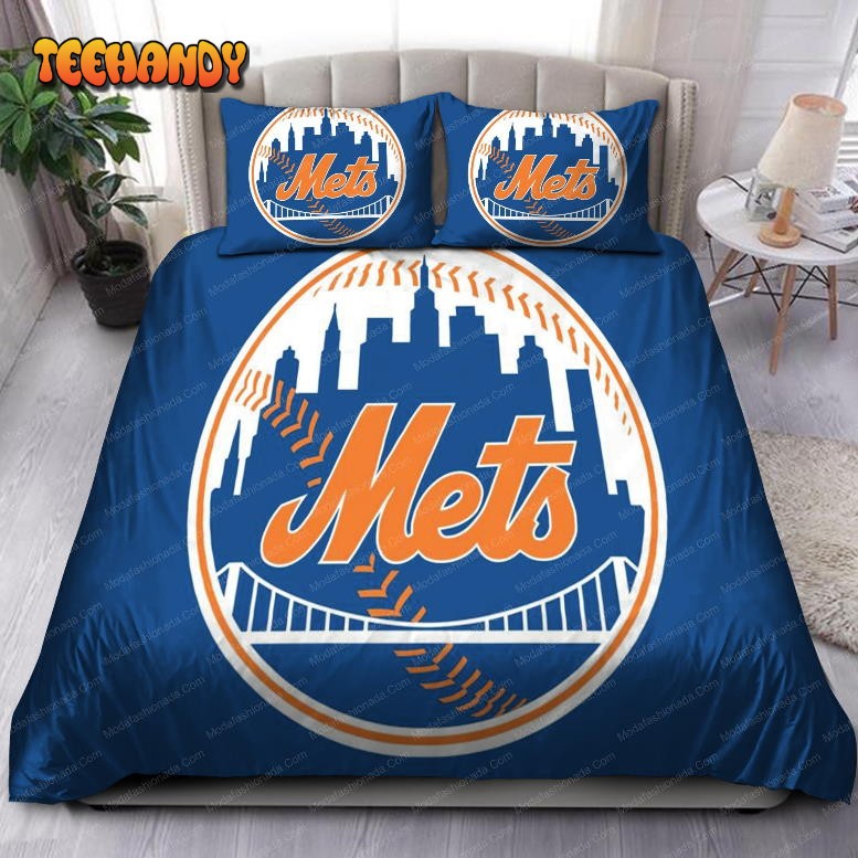 Logo New York Mets MLB 123 Bedding Set