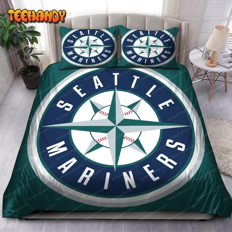 Logo Seattle Mariners MLB 159 Bedding Set