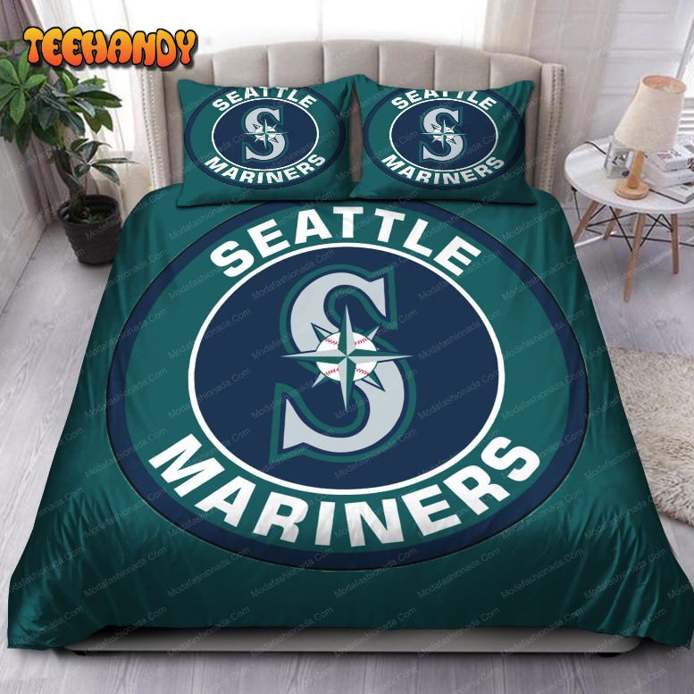 Logo Seattle Mariners MLB 161 Bedding Set