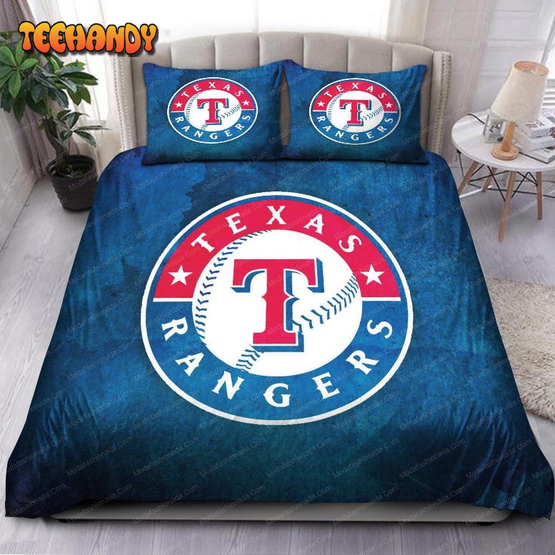 Logo Texas Rangers MLB 176 Bedding Set