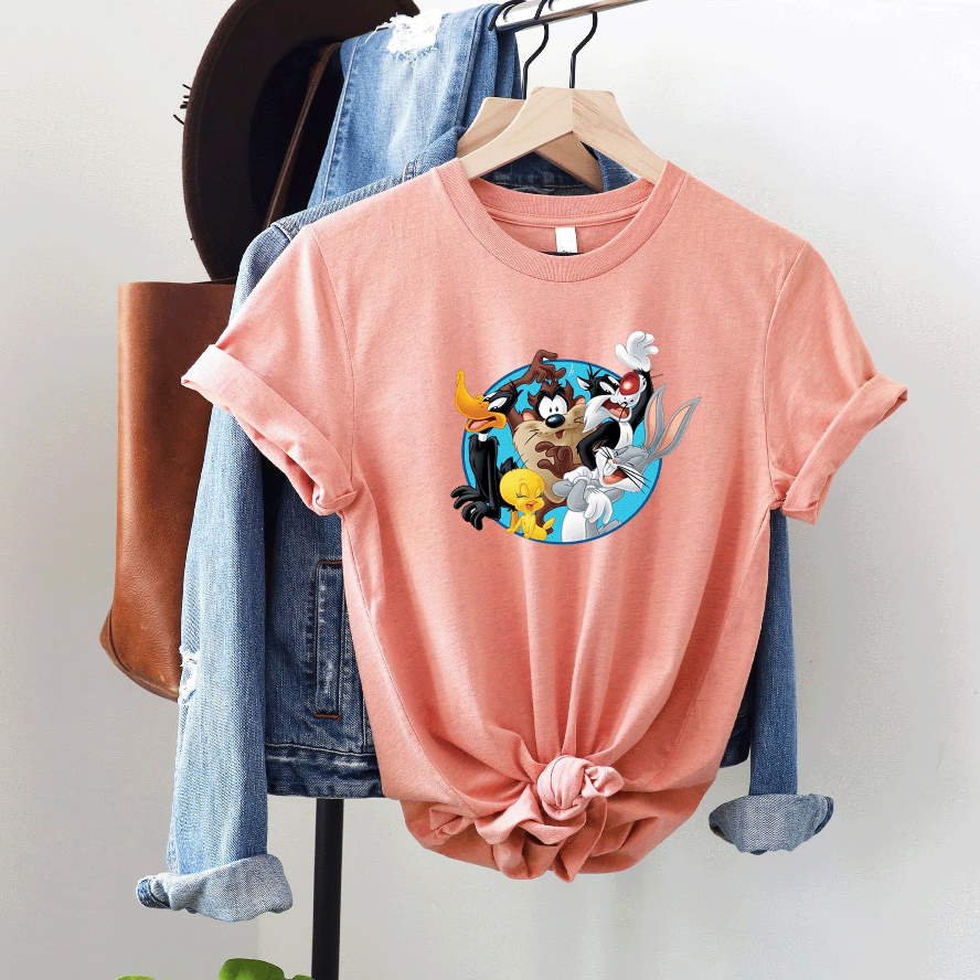 Looney Tunes Cartoons Shirt, Cartoon Characters Bugs Bunny Shirt