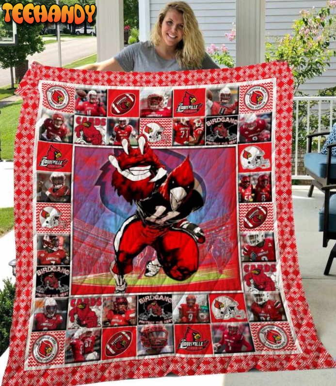 Louisville Cards 3D Customized Quilt Blanket