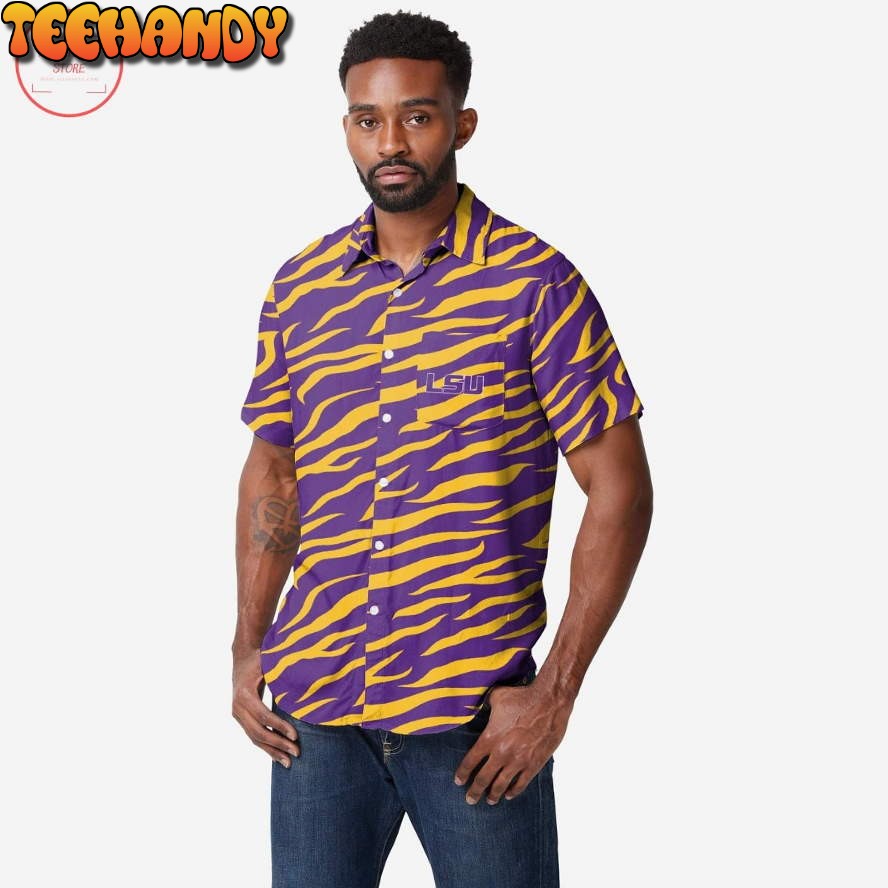LSU Tigers Thematic Hawaiian Shirt