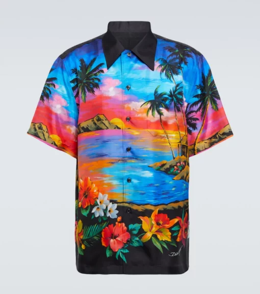 Aloha Sunset Hawaiian Shirt Luke Bryan Wear Aloha Sunset Hawaiian Shirt In American Idol