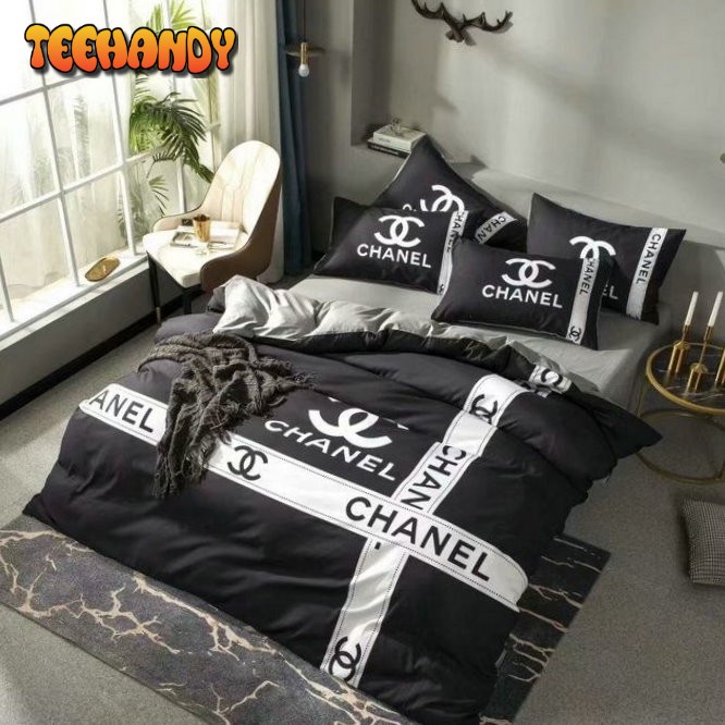 Luxury CN Chanel Type Duvet Cover Luxury Bedding Sets