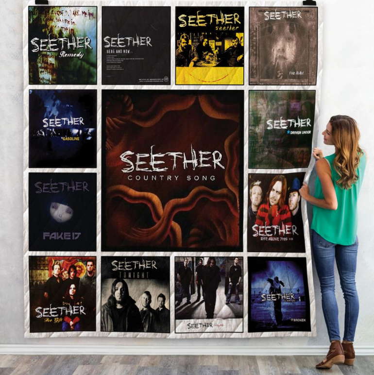 M Seether Albums For Fans Version 3D Quilt Blanket