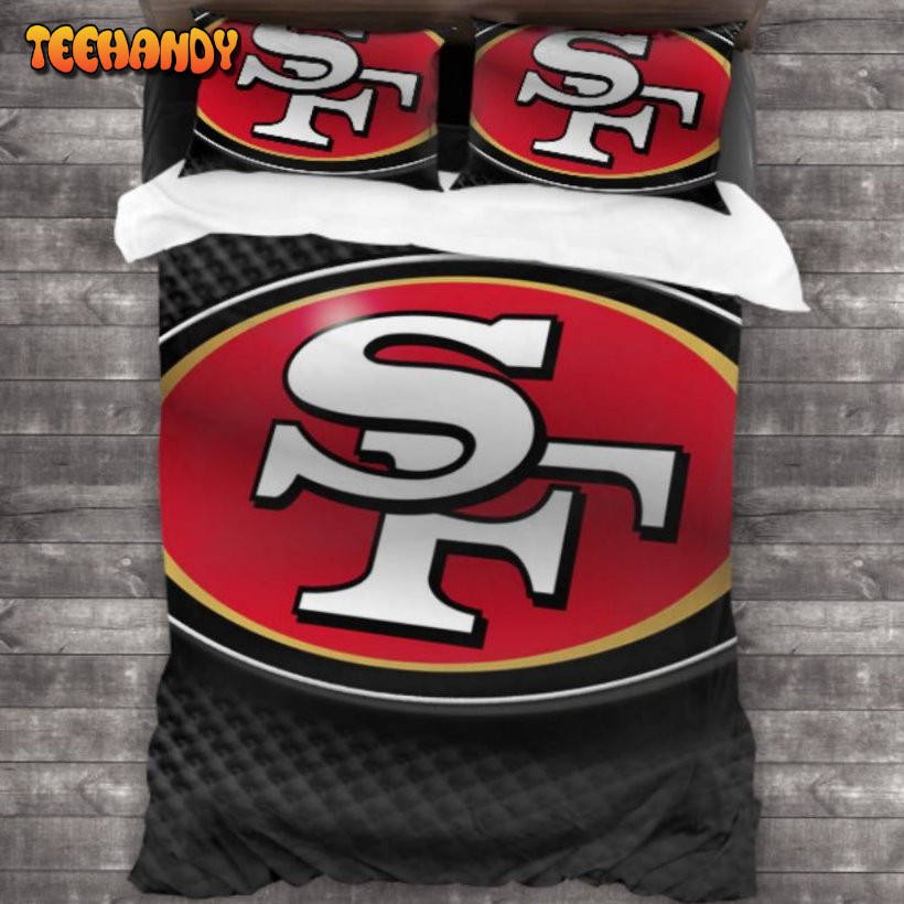 Machine Washable San Francisco 49ers Logo Bedding Set