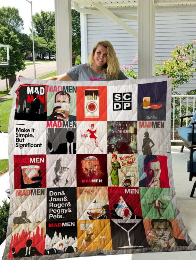 Mad Men Poster 3D Quilt Blanket