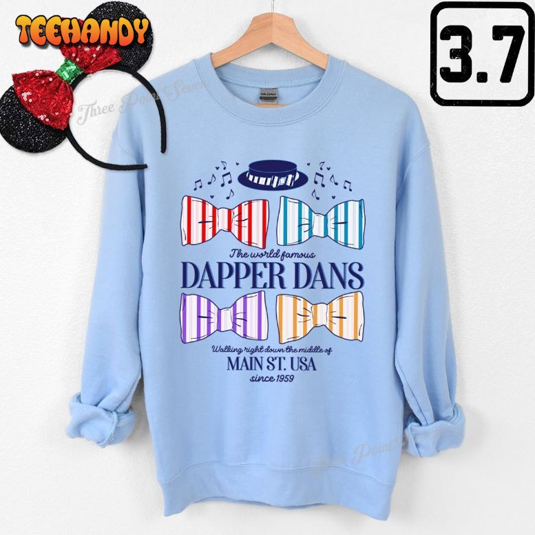 Main Street USA Sweatshirt, Dapper Dans Crewneck Sweatshirt