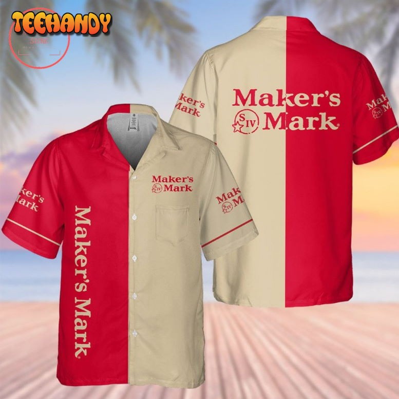 Makers Mark Bourbon Hawaiian Shirt