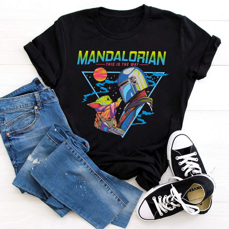 Mandalorian Grogu Shirt, Mandalorian Shirt Disney Star Wars Shirt