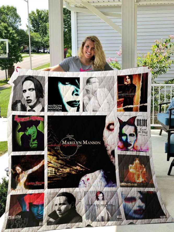 Marilyn Manson 3D Customized Quilt Blanket