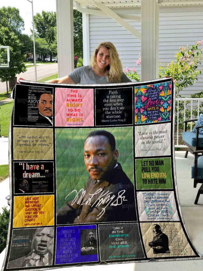 Martin Luther King 3D Quilt Blanket