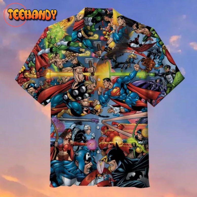 Marvel vs DC Hawaiian Shirt