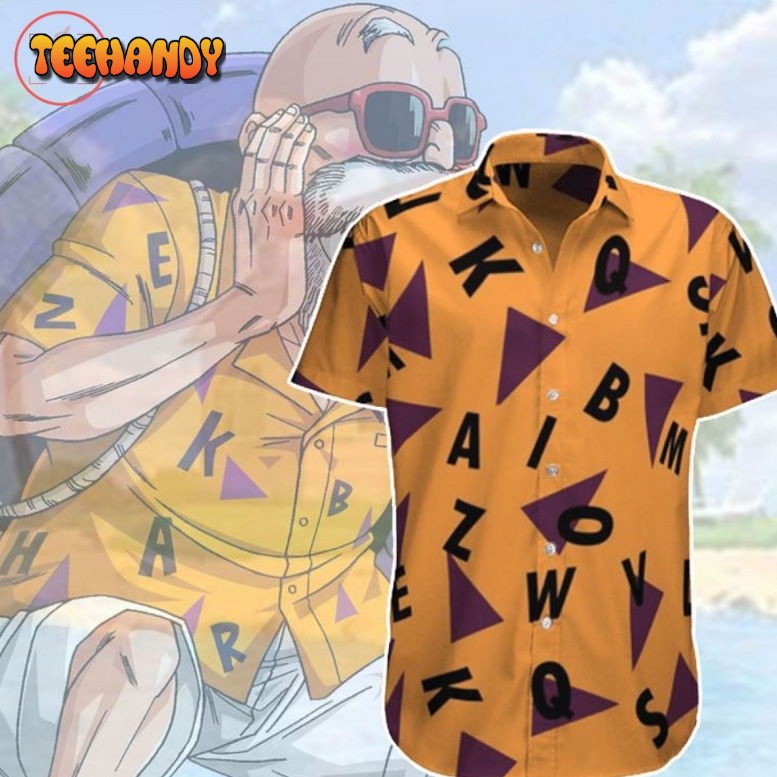 Master Roshi Pattern Hawaiian Shirt