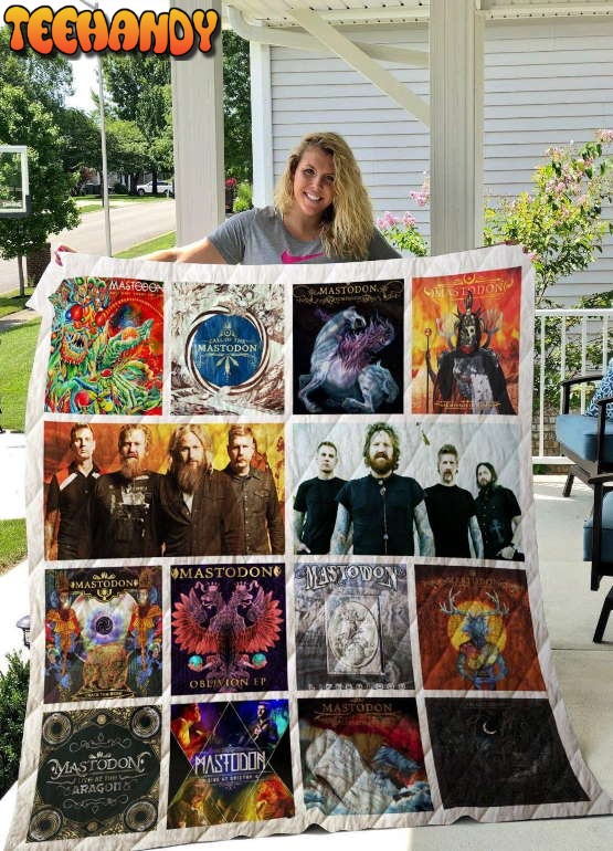 Mastodon Albums 3D Customized Quilt Blanket