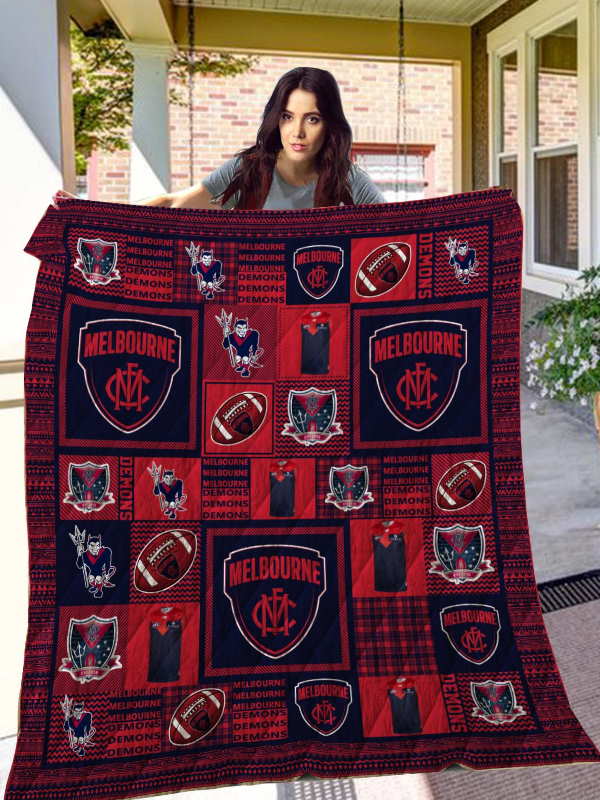 Melbourne Demons 3D Customized Quilt Blanket