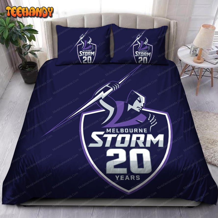 Melbourne Storm Logo 2018 Bedding Sets