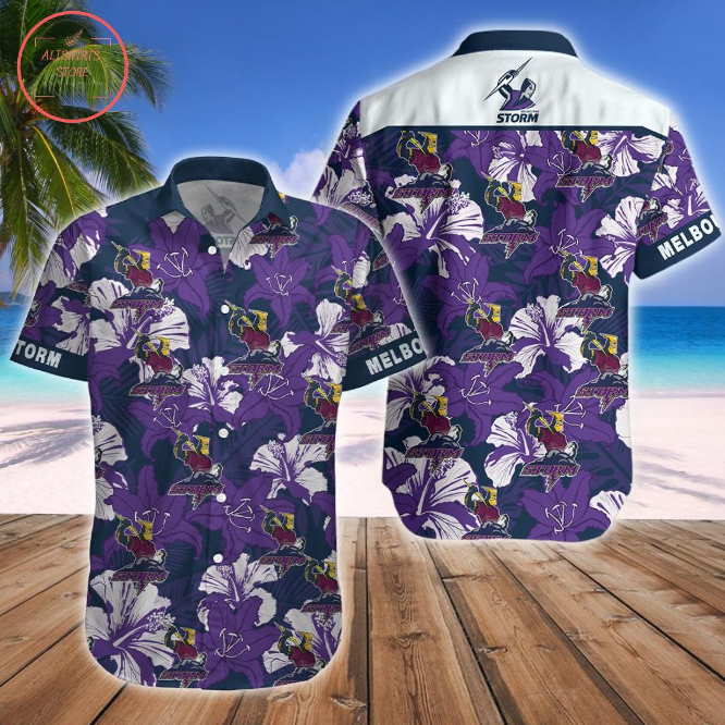 Melbourne Storm Mascot Hawaiian Shirt