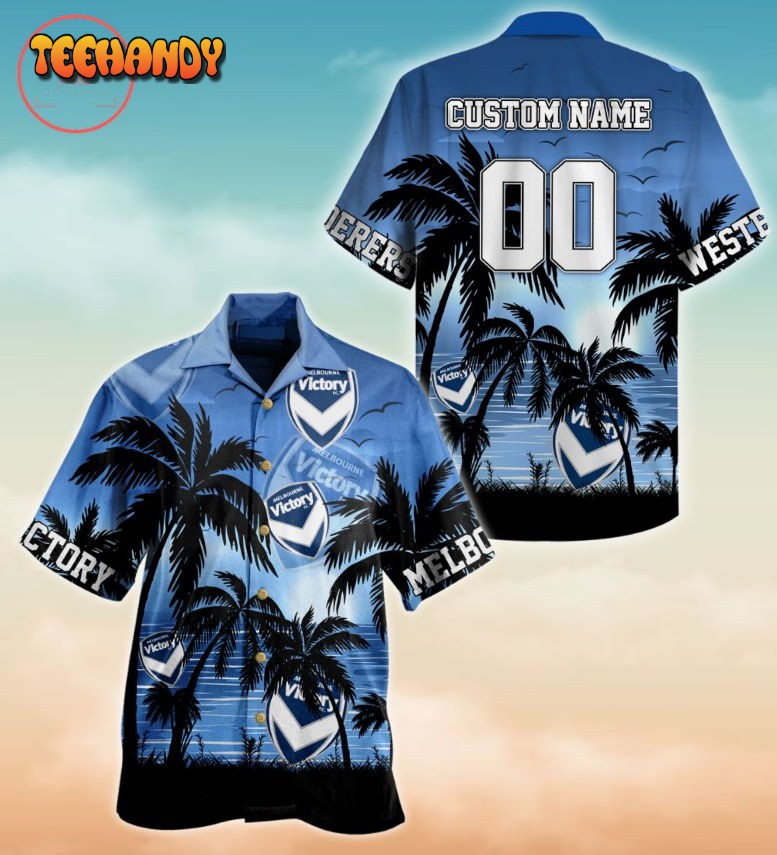 Melbourne Victory FC Customized Hawaiian Shirt