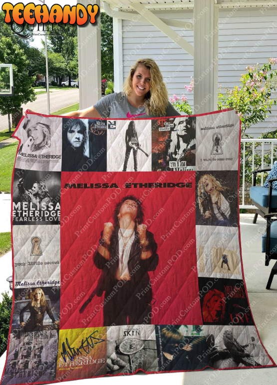 Melissa Etheridge Albums 3D Customized Quilt Blanket