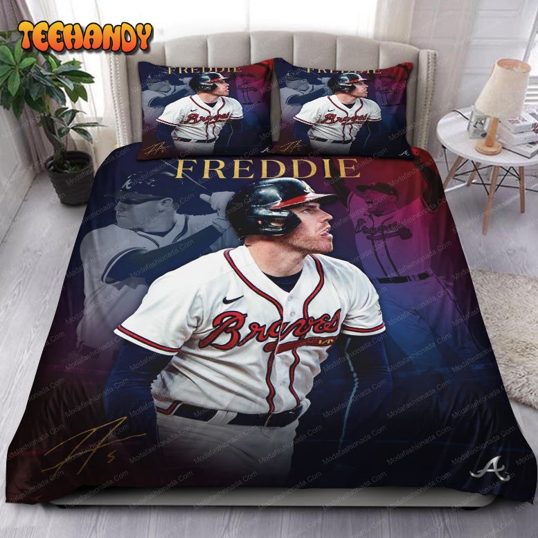 Memory Freddie Freeman Atlanta Braves MLB 45 Bedding Set