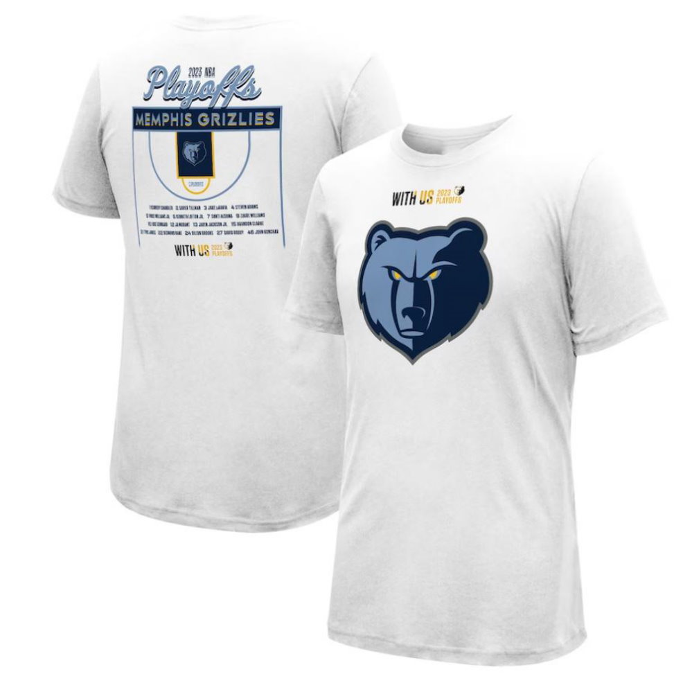 Memphis Grizzlies Unisex 2023 NBA Playoffs Roster T-Shirt