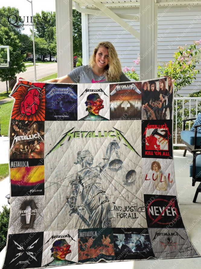 Metallica Albums For Fans Version 3D Quilt Blanket