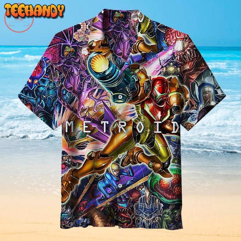 Metroid Dread Hawaiian Shirt