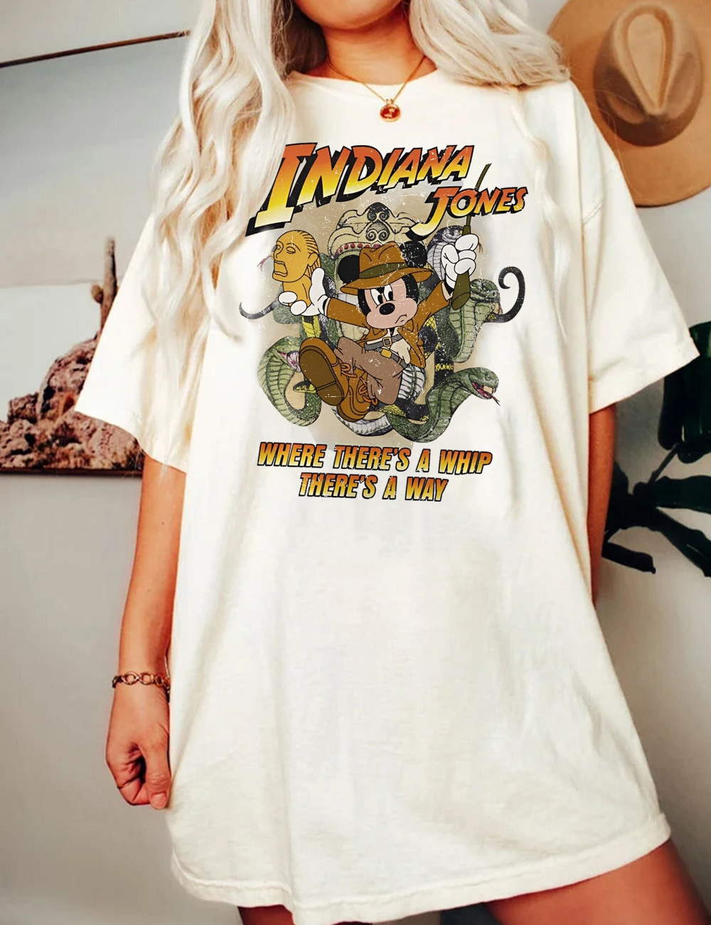 Mickey Mouse Indiana Jones Comfort Color Shirt, Indiana Jones Ride Shirt