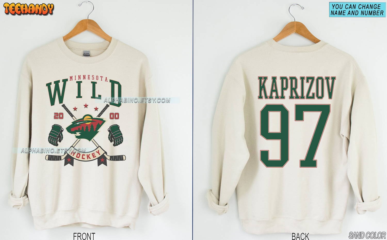 Minnesota Wild Sweatshirt Kirill Kaprizov Sweatshirt