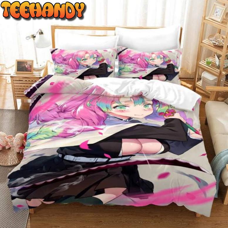 Mitsuri Shivers Of First Love Style Bedding Set