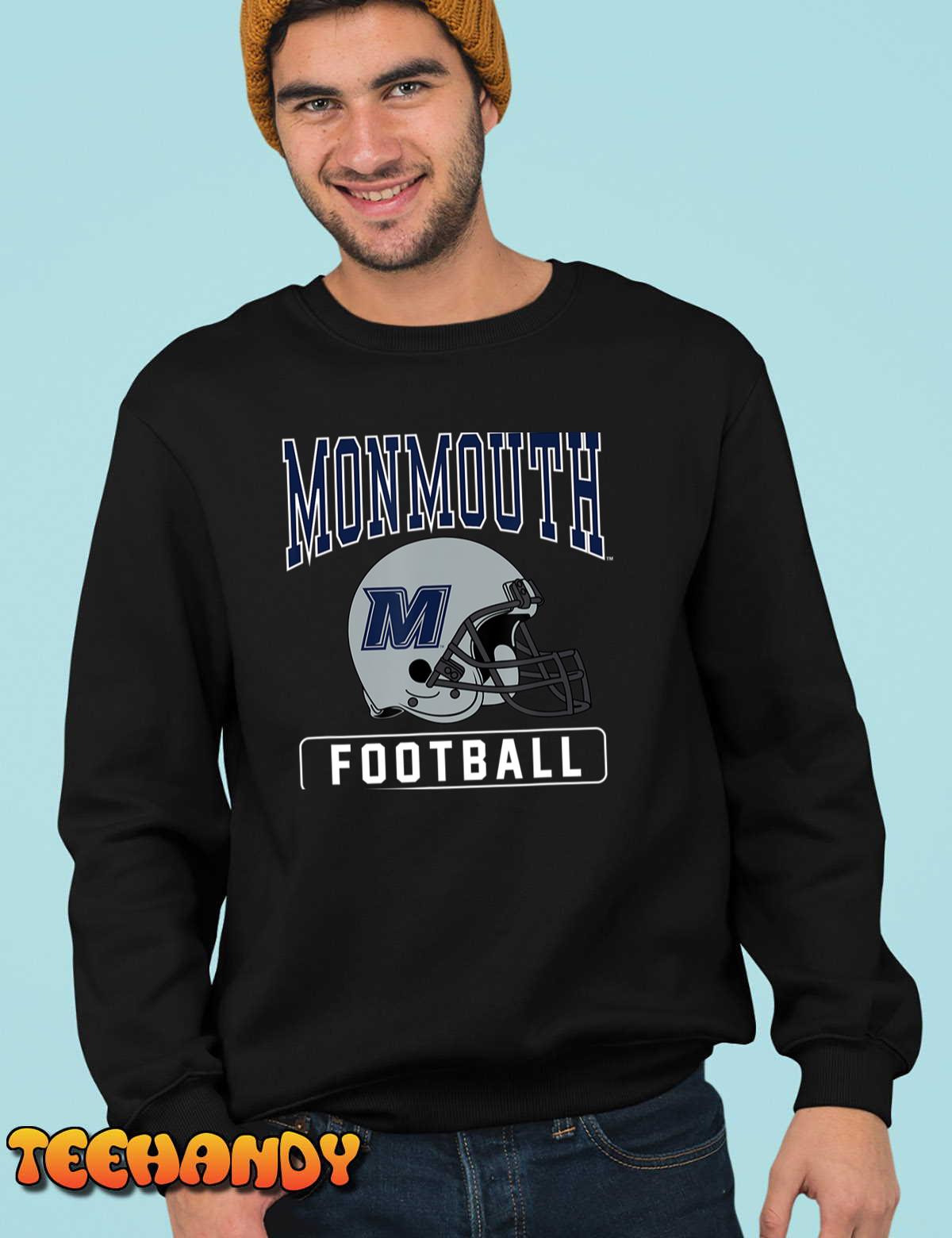 Monmouth University Hawks Football Helmet T-Shirt