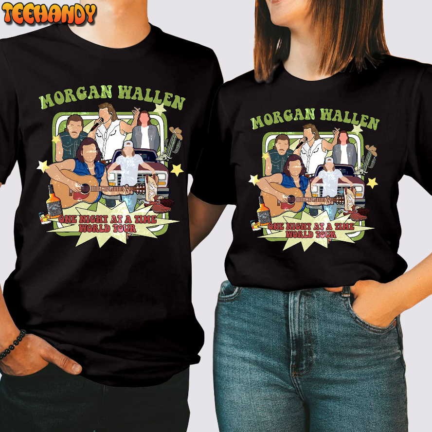 Morgan Wallen Tour 2023 Shirt Country Music One Night At A Time World Tour Sweashirt