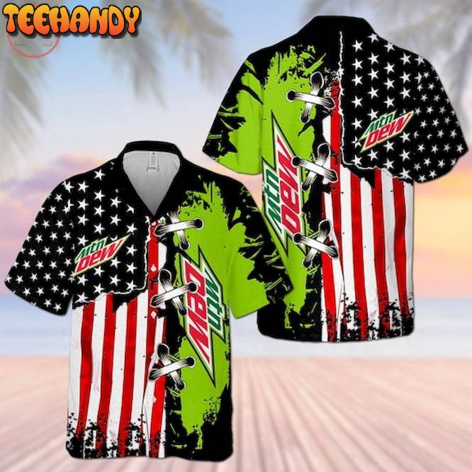 Moutain Dew Flag Hawaiian Shirt