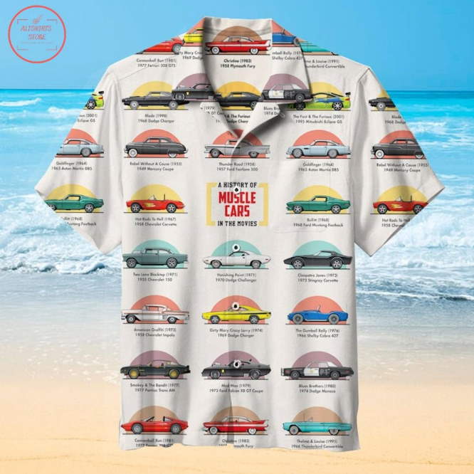 Muscle Cars Hawaiian Shirt