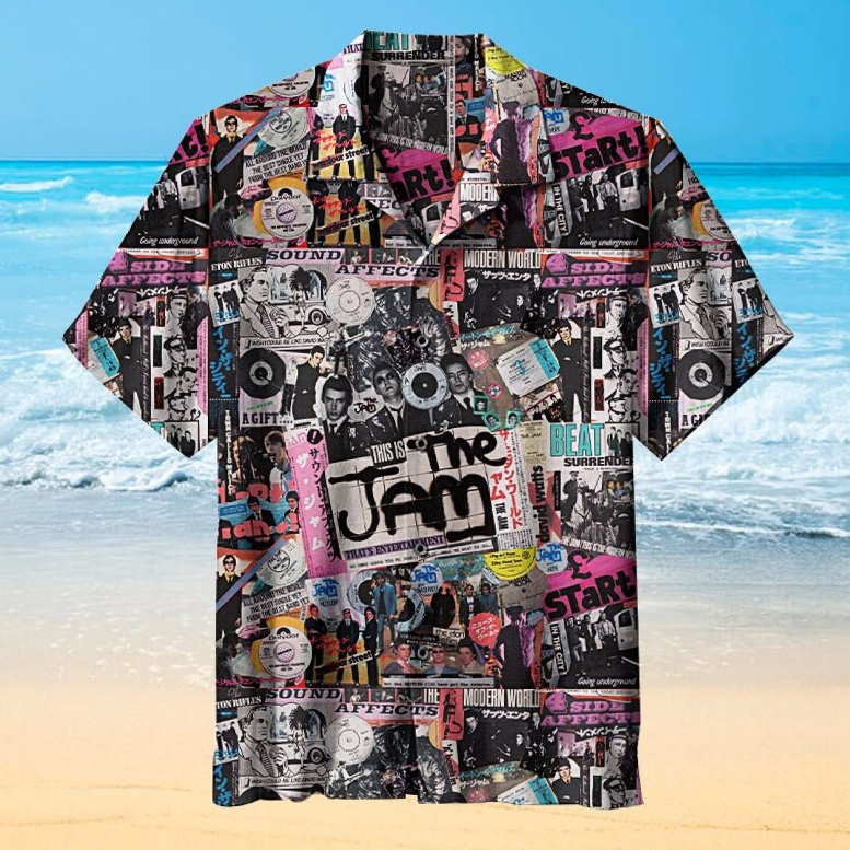 Music Rock Band The Jam 3D Printed Hawaiian Shirt