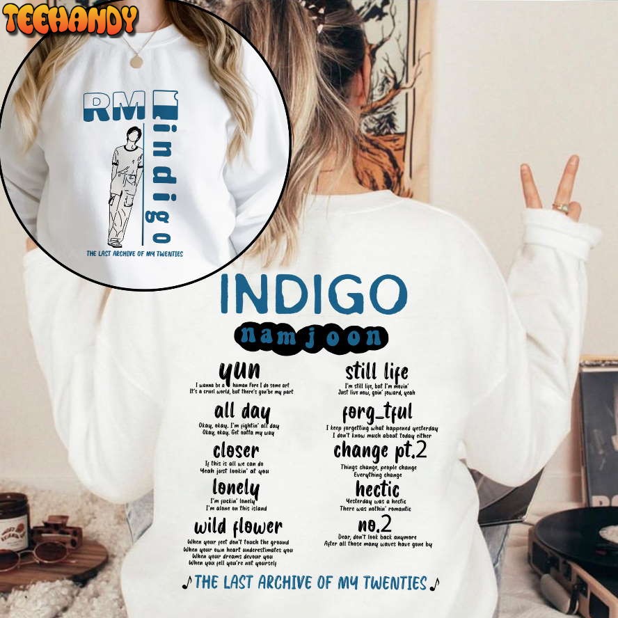 Namjoon Indigo Track List Album Sweatshirt