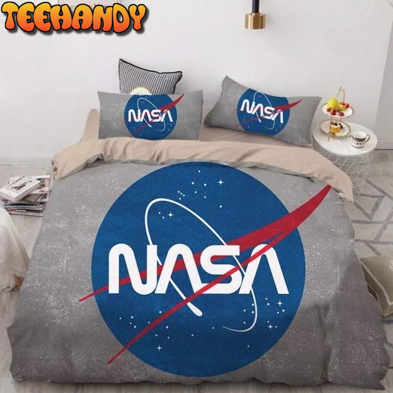 Nasa Space Gray Bedding Set