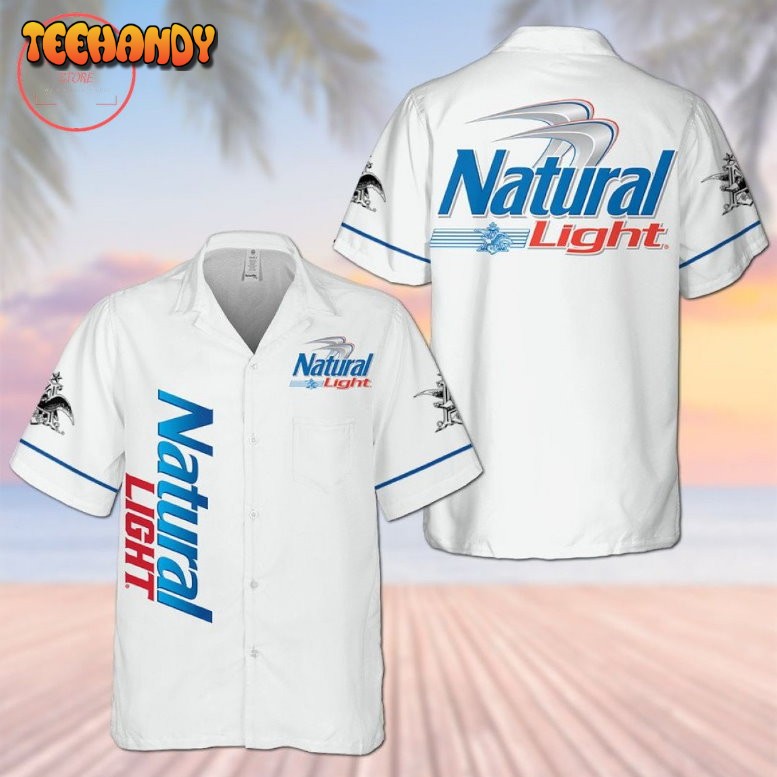 Natural Light Beer Hawaiian Shirt