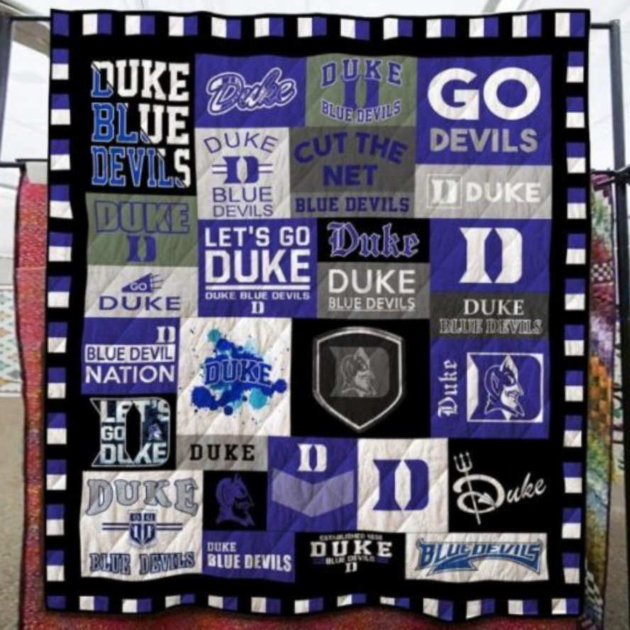 Ncaa Duke Blue Devils 3D Customized Quilt Blanket