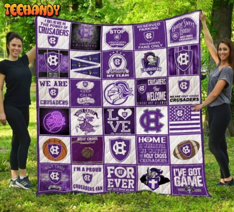 Ncaa Holy Cross Crusaders 3D Customized Quilt Blanket