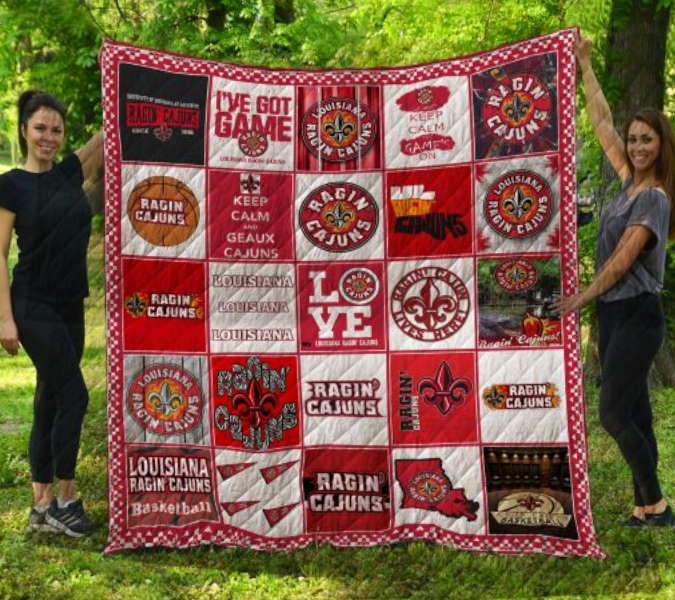 Ncaa Louisiana Ragin’ Cajuns 3D Customized Quilt Blanket