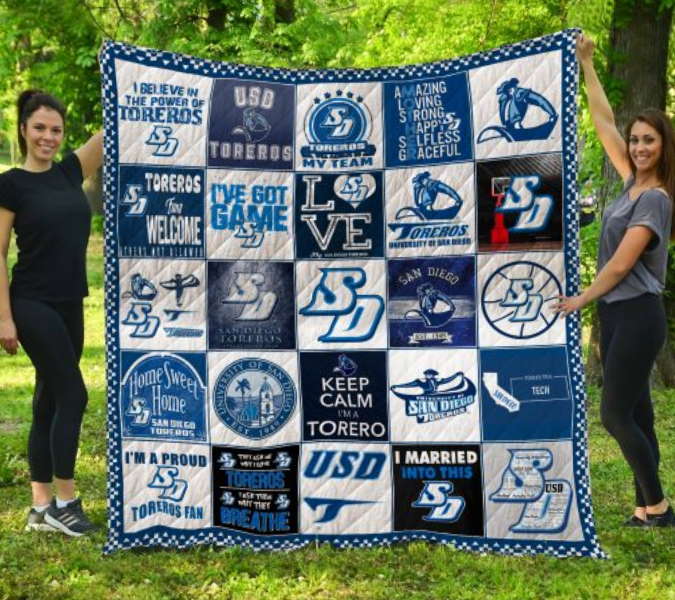 Ncaa San Diego Toreros 3D Customized Quilt Blanket