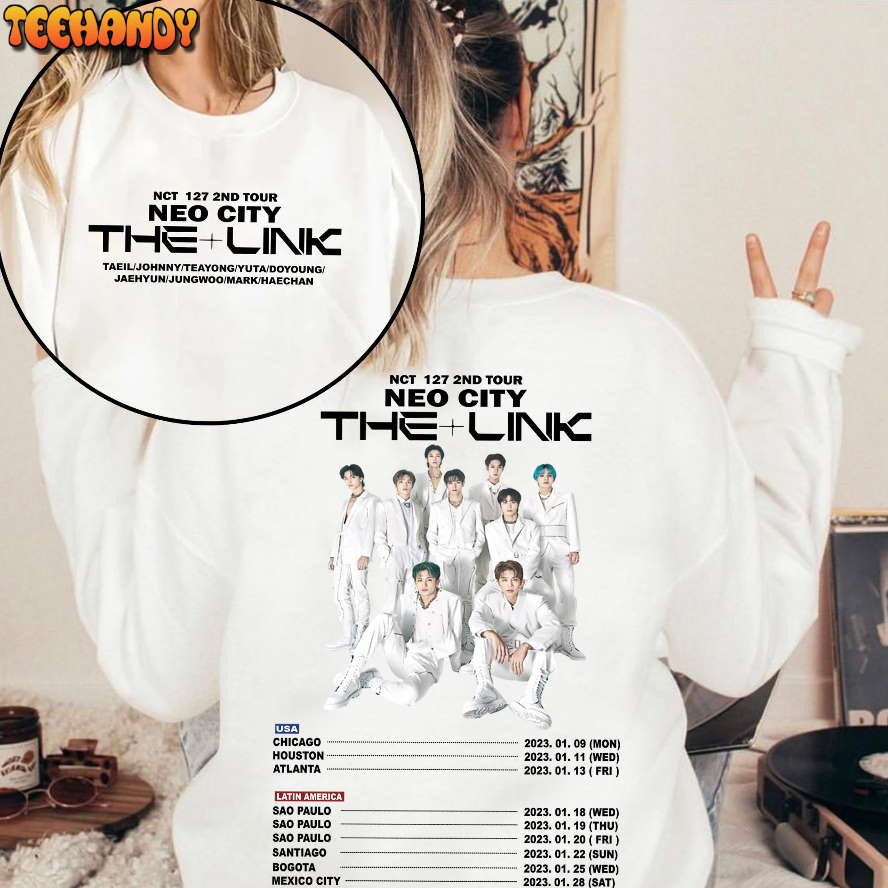 NCT 127 World Tour Y2K 2023 Sweatshirt, The Link 2023 World Tour Shirt