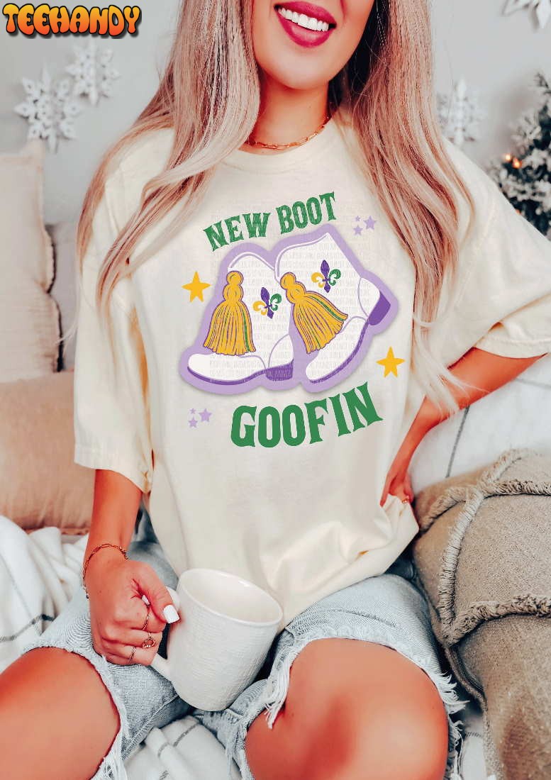 New Boot Goofin Mardi Gras Marching Boots Shirt