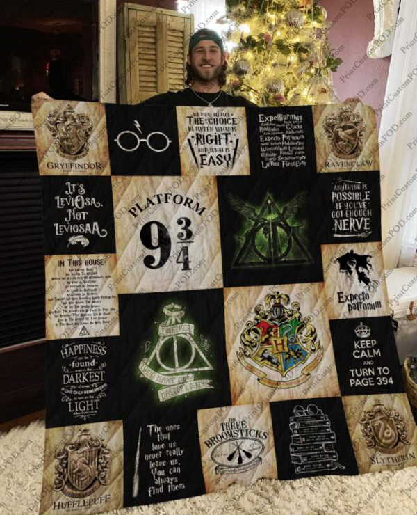 New Harry Potter Version 3D Quilt Blanket