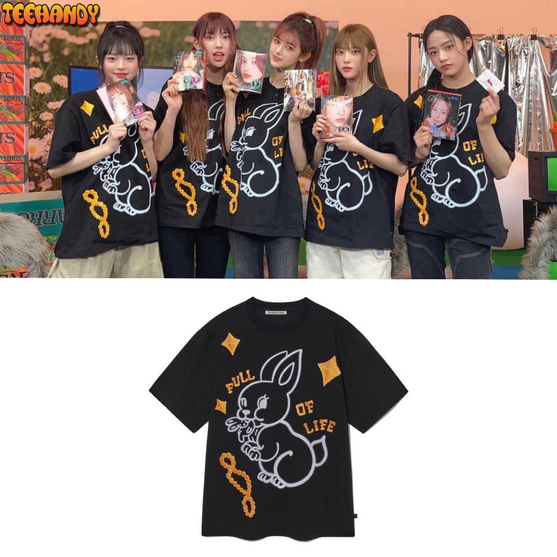 New Jeans Bunny Member Shirt, NewJeans Tokki Sweatshirt